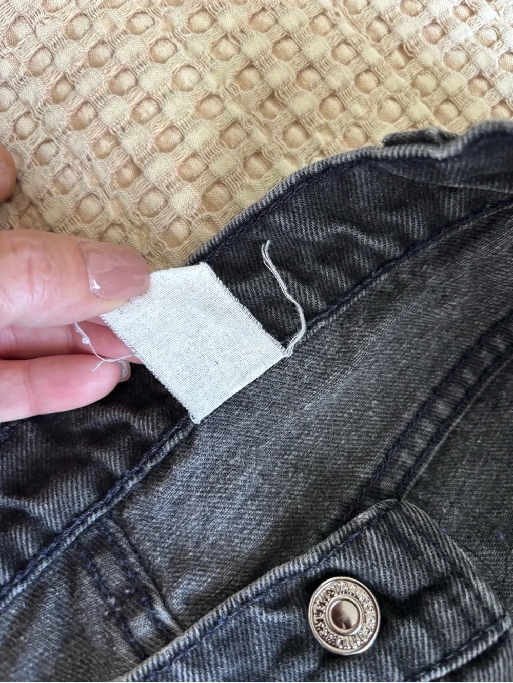 Vintage Levi's 505 Men's Dark Gray Denim Jeans